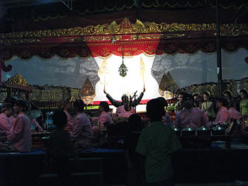 Dhalang Ki Seno performs in Bantul, Central Java, June 2009. Photo by Felicia Katz-Harris
